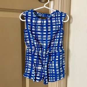 Old Navy Blue & White Toddler Romper